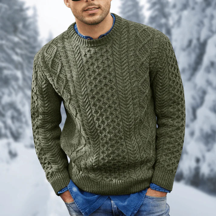 Othar elegant winter knit sweater