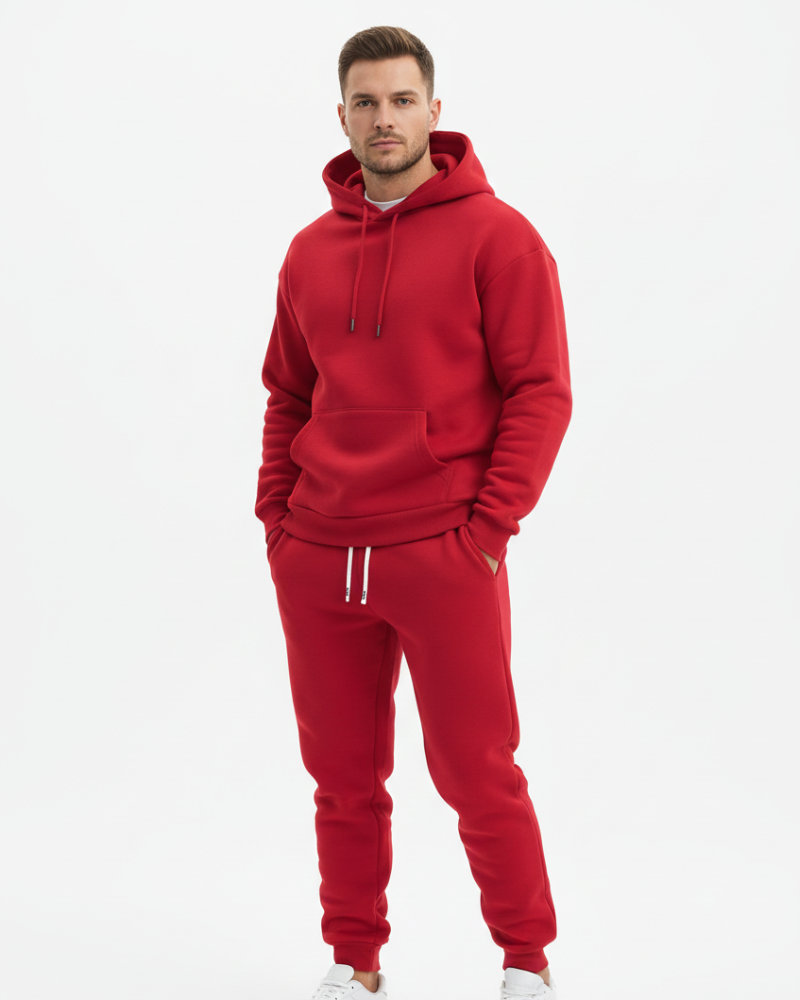 Henry Men's Sports Set Hoodie & Jogging – Breathable Polyester Regular Fit Casual & Sport
