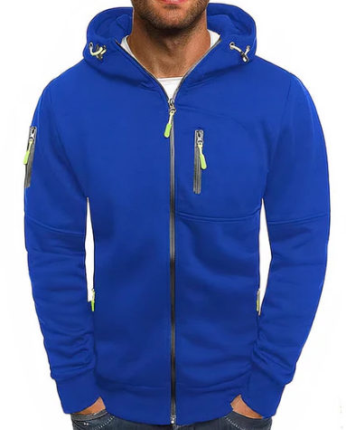 Ealdred Veste Homme – Sweat à Capuche Zippé Confortable en Coton Premium & Style Moderne