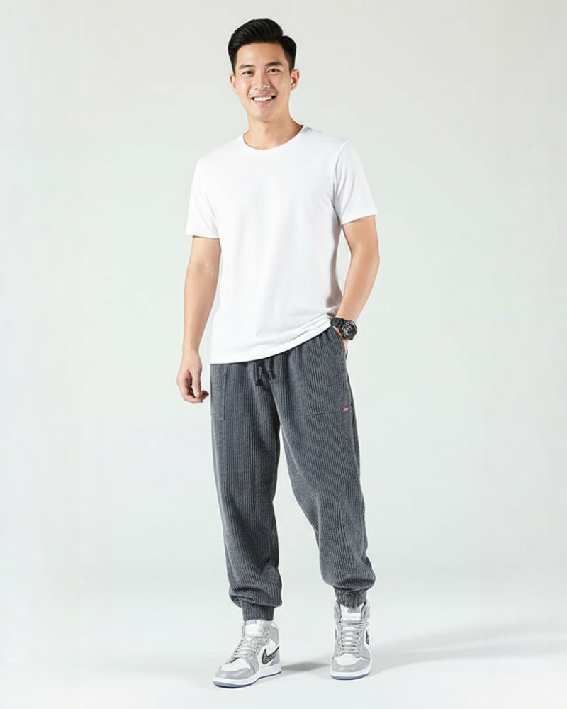 Emerson Men's Corduroy Jogger Pants – Relaxed Fit & Casual Comfort