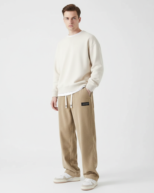 Quinnell Men's Corduroy Pants – Adjustable Size, Warm Comfort & Modern Style