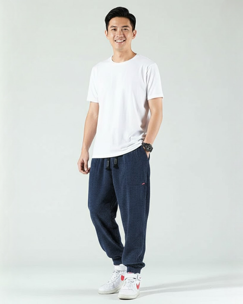 Emerson Men's Corduroy Jogger Pants – Relaxed Fit & Casual Comfort
