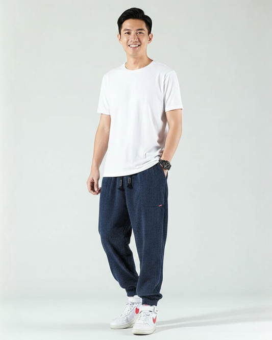 Emerson Men's Corduroy Jogger Pants – Relaxed Fit & Casual Comfort