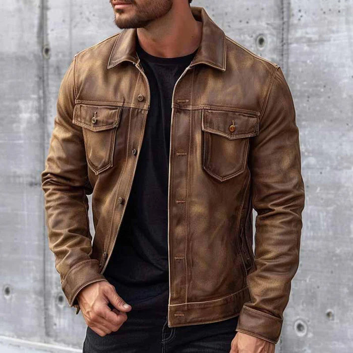 Pierre Vintage Men's Jacket front view