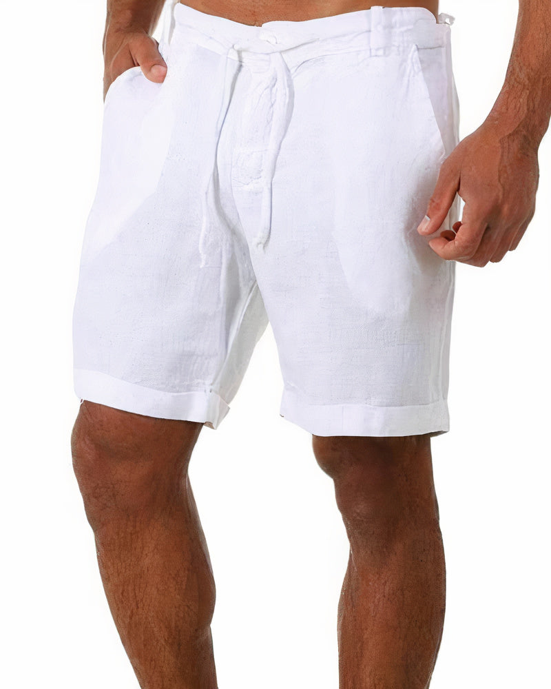 Iven Men's Short – Lightweight Casual Capris for Summer, Beach & City