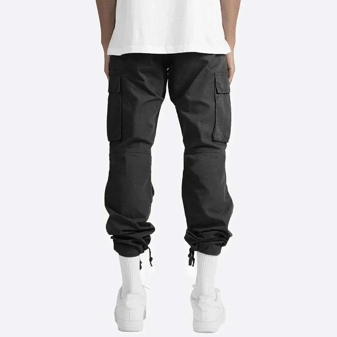 James Cargo Pants for Men – Sturdy Outdoor Pants with Pockets & Elastic Waist