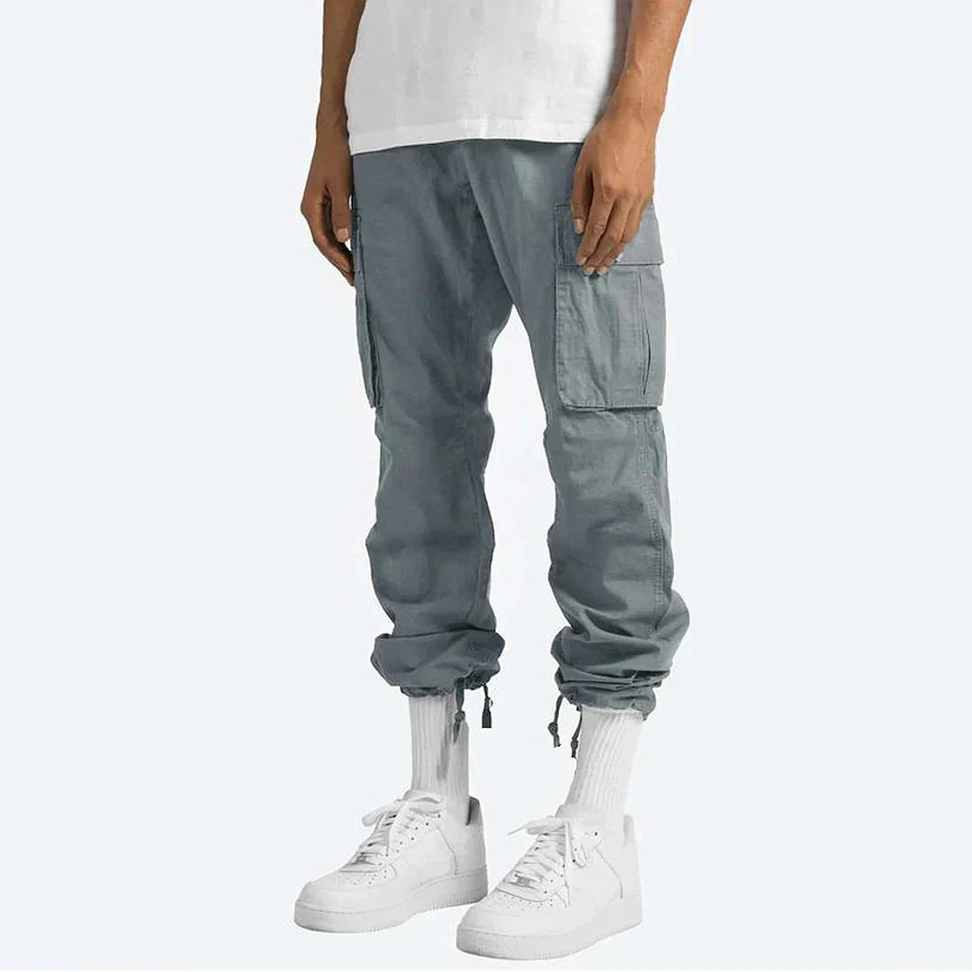 James Cargo Pants for Men – Sturdy Outdoor Pants with Pockets & Elastic Waist