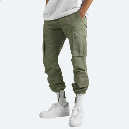 James Cargo Pants for Men – Sturdy Outdoor Pants with Pockets & Elastic Waist