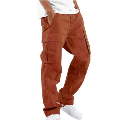 James Cargo Pants for Men – Sturdy Outdoor Pants with Pockets & Elastic Waist
