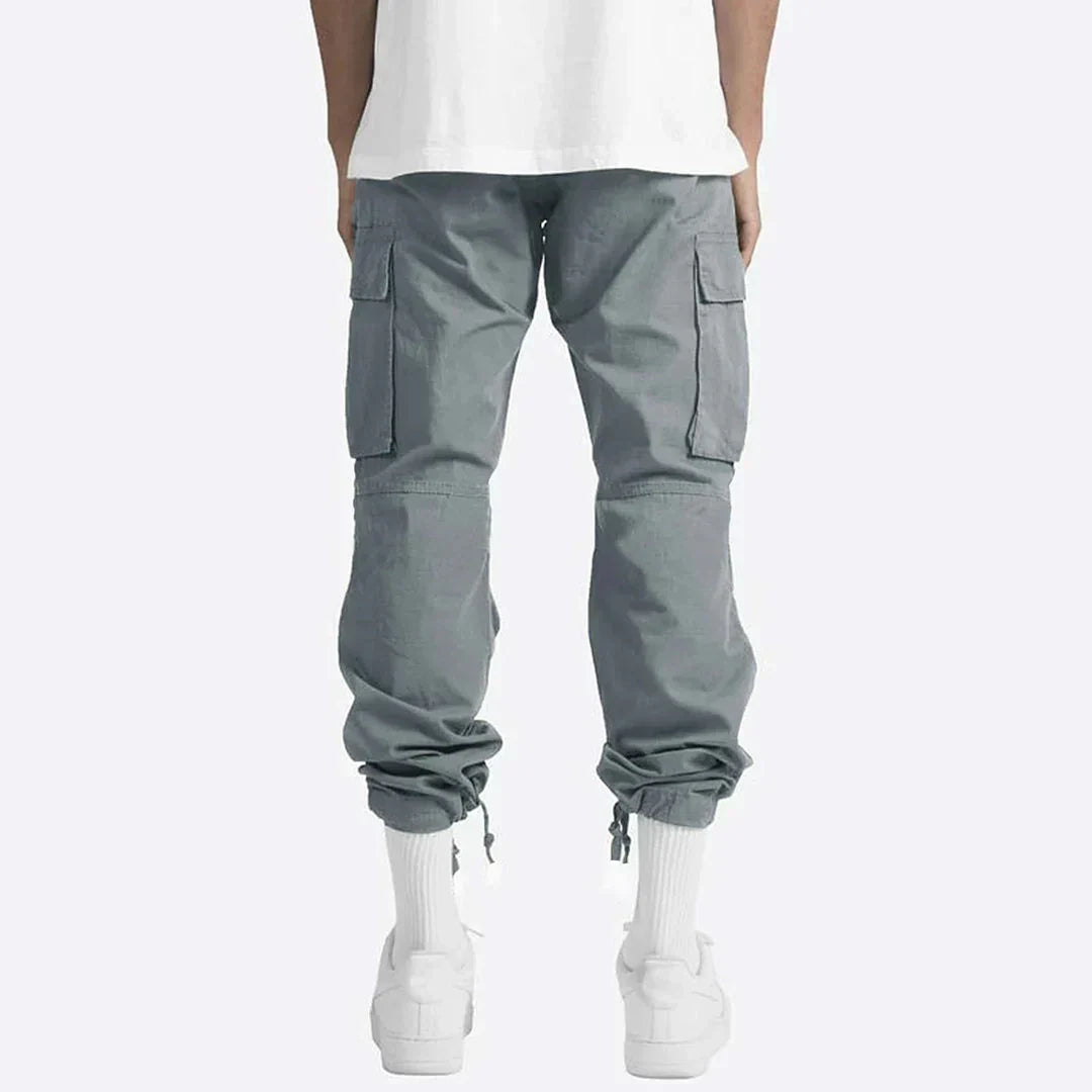 James Cargo Pants for Men – Sturdy Outdoor Pants with Pockets & Elastic Waist