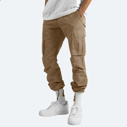 James Cargo Pants for Men – Sturdy Outdoor Pants with Pockets & Elastic Waist