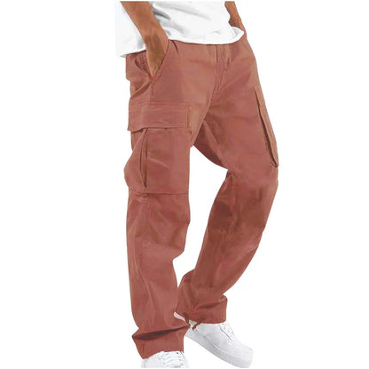 James Cargo Pants for Men – Sturdy Outdoor Pants with Pockets & Elastic Waist