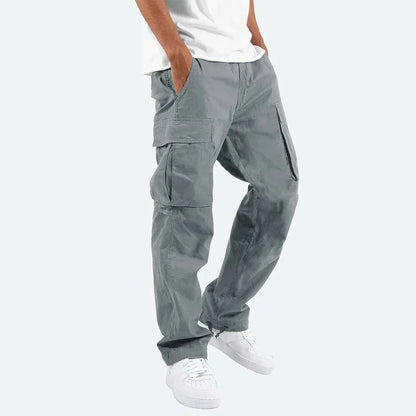 James Cargo Pants for Men – Sturdy Outdoor Pants with Pockets & Elastic Waist