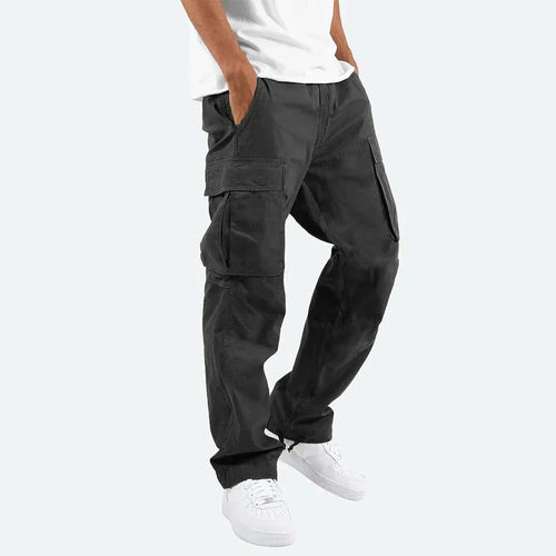 James Cargo Pants for Men – Sturdy Outdoor Pants with Pockets & Elastic Waist