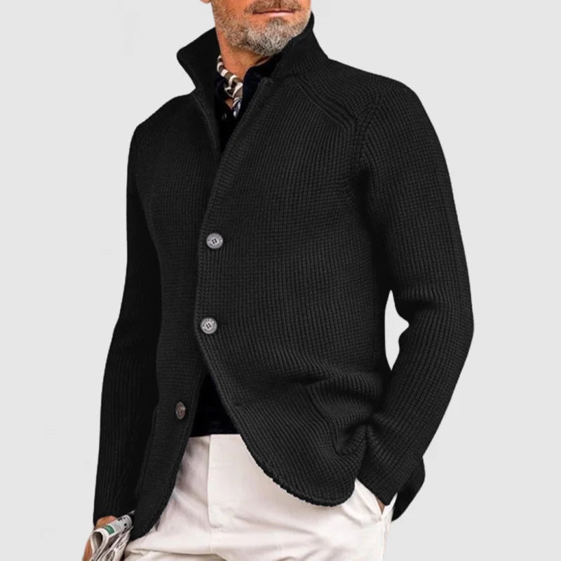 Elegant Men's Jacket modern design-black
