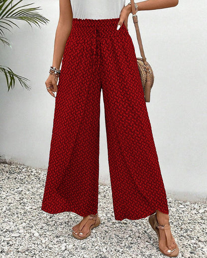 Henriette Pantalon Large Femme – Taille Haute, Coupe Flatteuse & Tissu Confortable