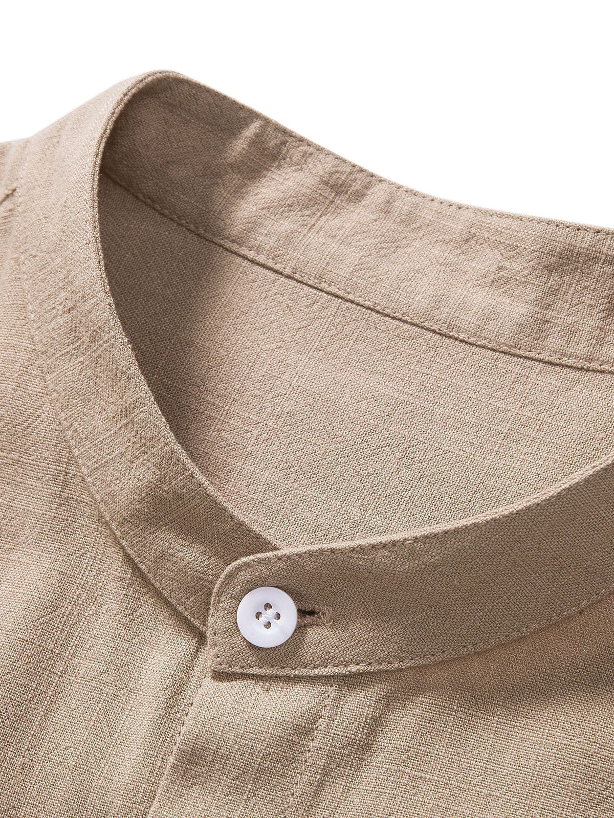 Richard short sleeve men's outfit for warm weather detail