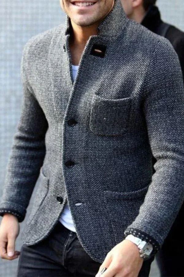 Rome Men's Cardigan front view