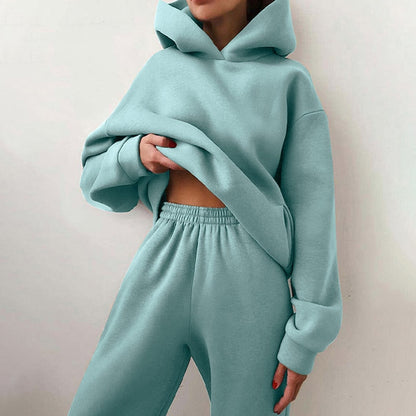 Delaney Ensemble Jogging Oversize Femme – Tenue Décontractée & Confort Moderne avec Haut et Pantalon
