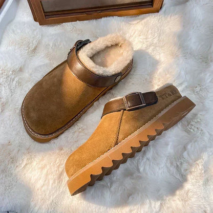 Ailani Sabots Chauds Femme – Confort Hiver Léger avec Doublure Moelleuse & Style Décontracté