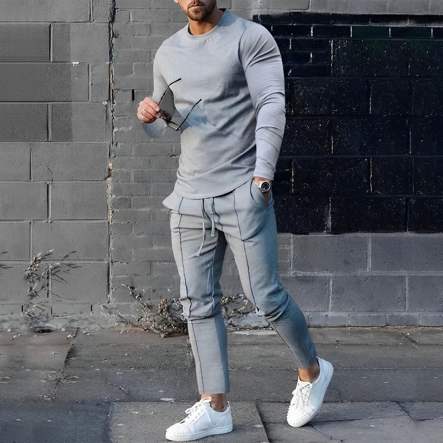 Orlan Men's Essential Set – Lightweight Breathable Outfit with Comfortable & Relaxed Fit