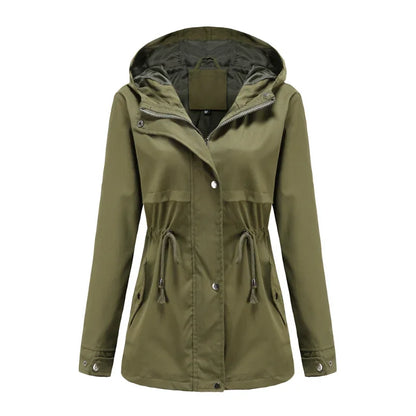 Madeline Manteau Imperméable Femme – Capuche Réglable, Léger & Résistant pour Pluie