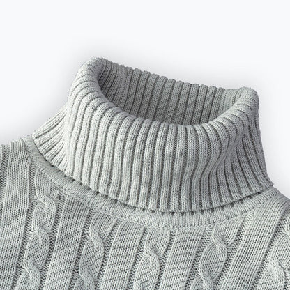 Klaus Pull Col Roulé Homme – Tricot Exclusif Élégant & Confortable en Maille Haut de Gamme