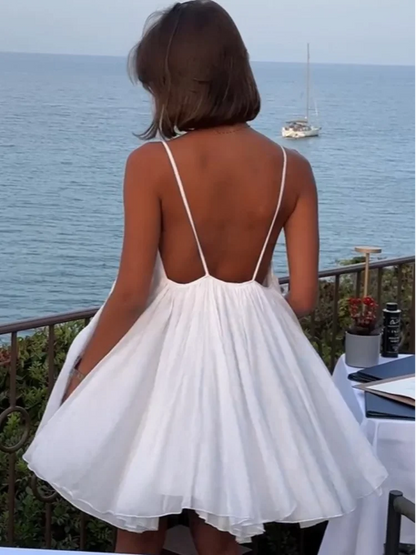 Robe de Soirée Courte Femme Eulalie – Élégante Robe Courte à Coupe Flatteuse pour Occasions Formelles