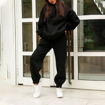 Delaney Ensemble Jogging Oversize Femme – Tenue Décontractée & Confort Moderne avec Haut et Pantalon