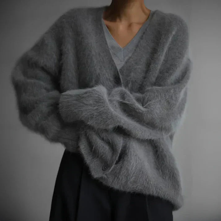 Ella Pull en Cachemire Femme – Cardigan Ample Élégant & Confort Doux Intemporel