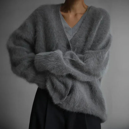 Ella Pull en Cachemire Femme – Cardigan Ample Élégant & Confort Doux Intemporel