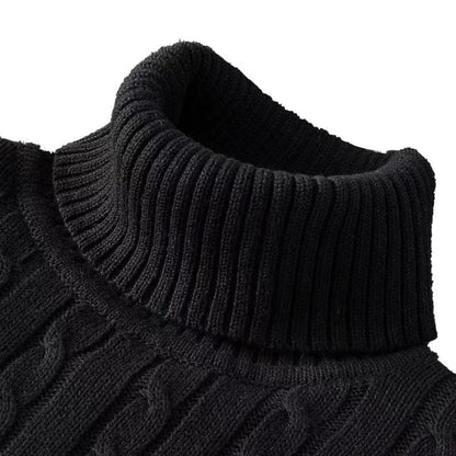 Klaus Pull Col Roulé Homme – Tricot Exclusif Élégant & Confortable en Maille Haut de Gamme