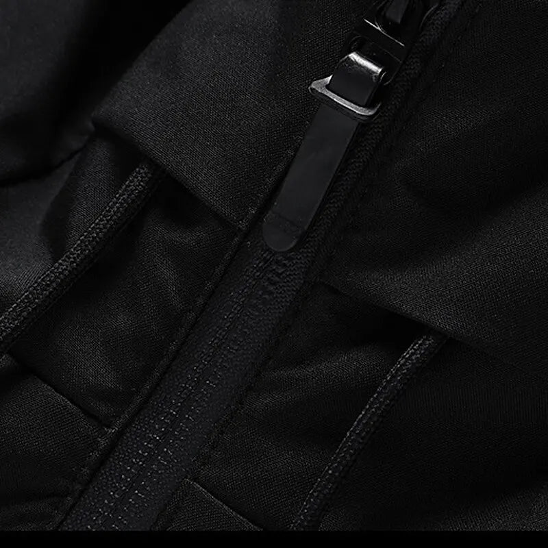 Allan Veste Homme Hiver – Chaude, Épaisse avec Capuche & Fermeture Éclair Pratique