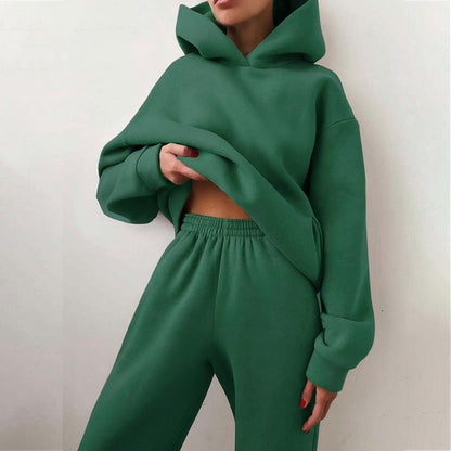 Delaney Ensemble Jogging Oversize Femme – Tenue Décontractée & Confort Moderne avec Haut et Pantalon