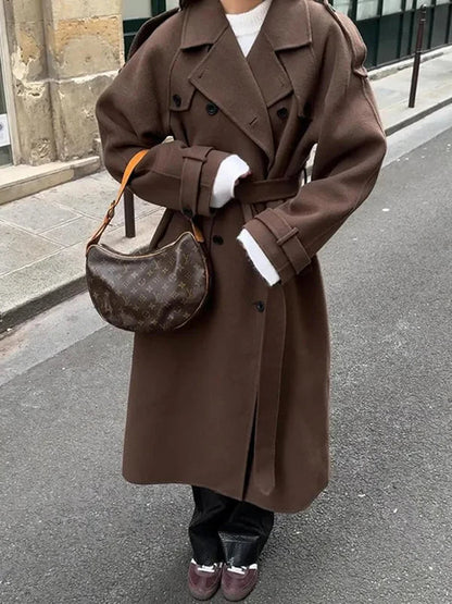 Vivian Women's Wool Coat – Elegant and Warm with Timeless Winter Style