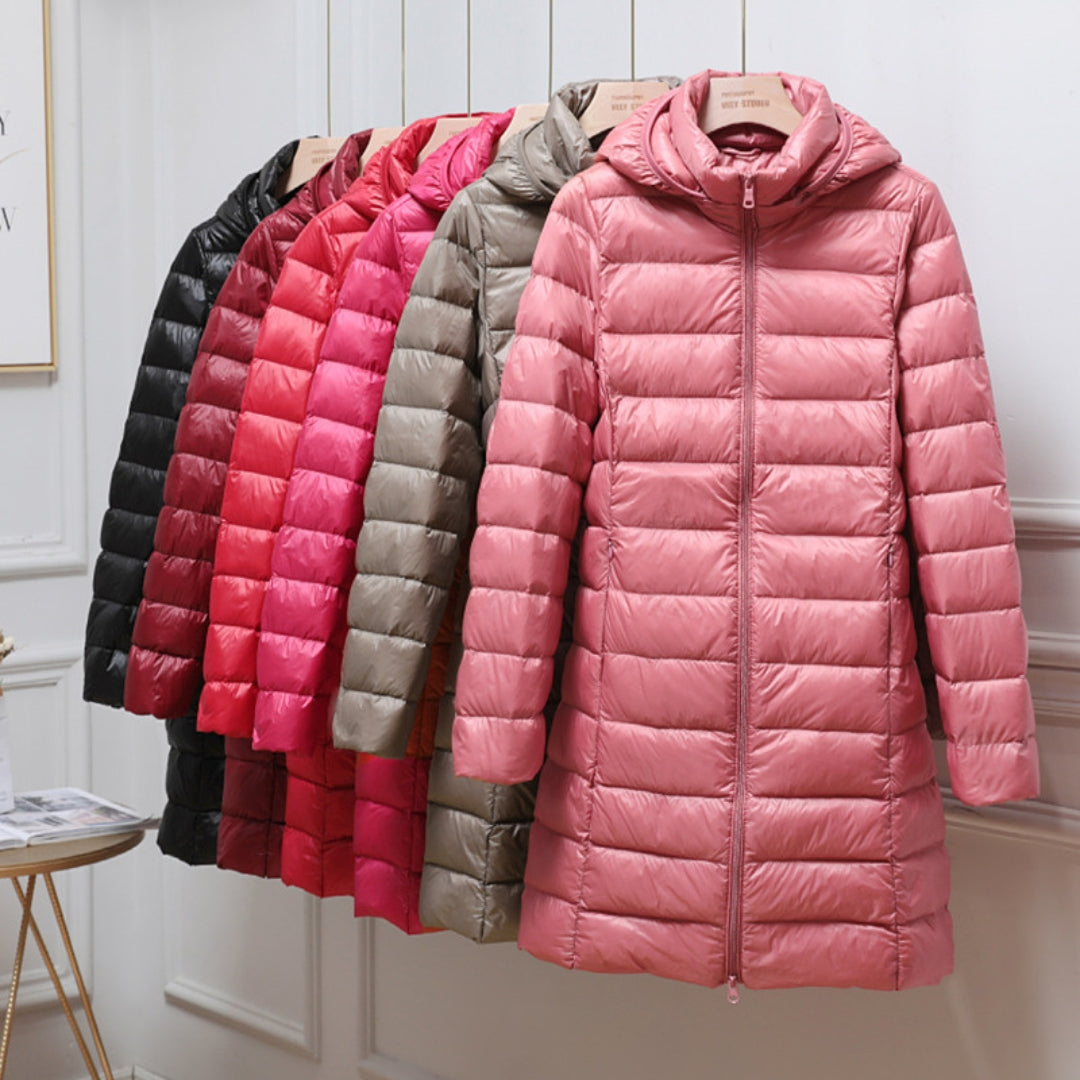 Sky Veste Femme – Veste Imperméable Ultra-Légère avec Capuche Amovible & Protection 3-en-1
