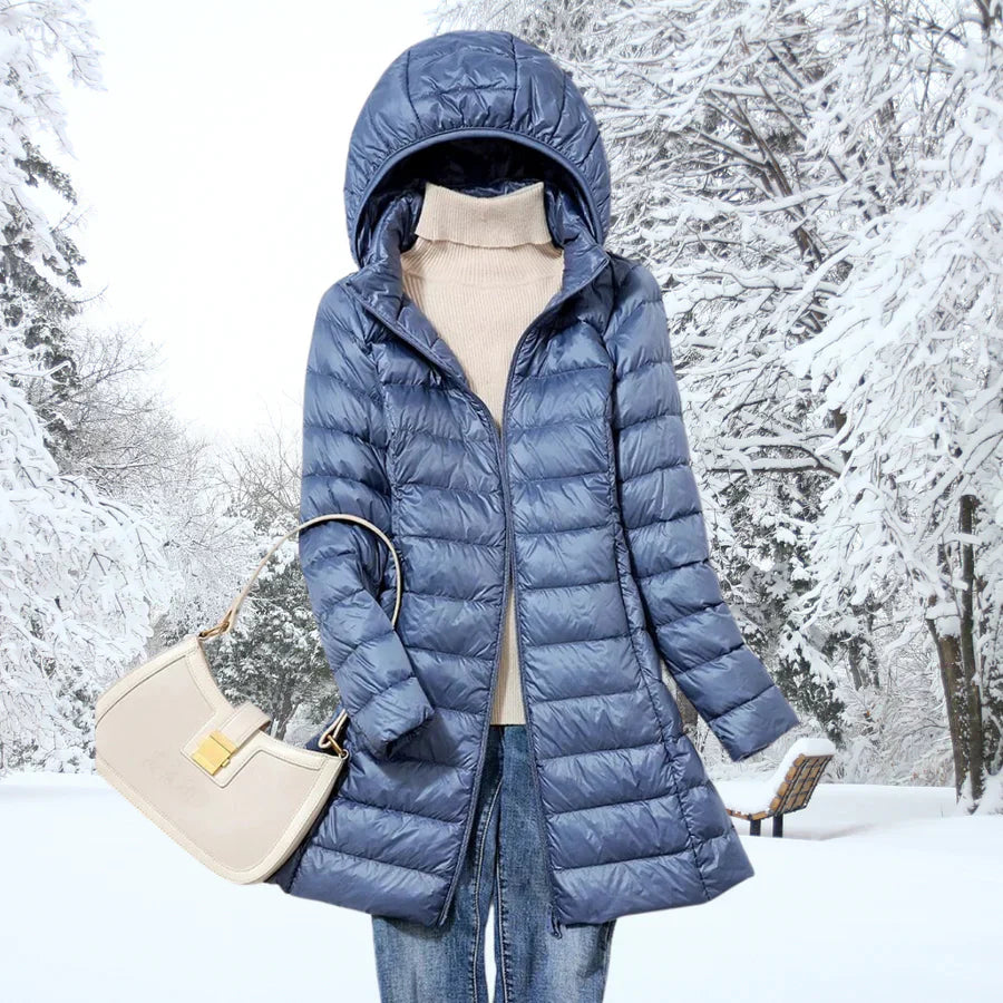 Sky Veste Femme – Veste Imperméable Ultra-Légère avec Capuche Amovible & Protection 3-en-1
