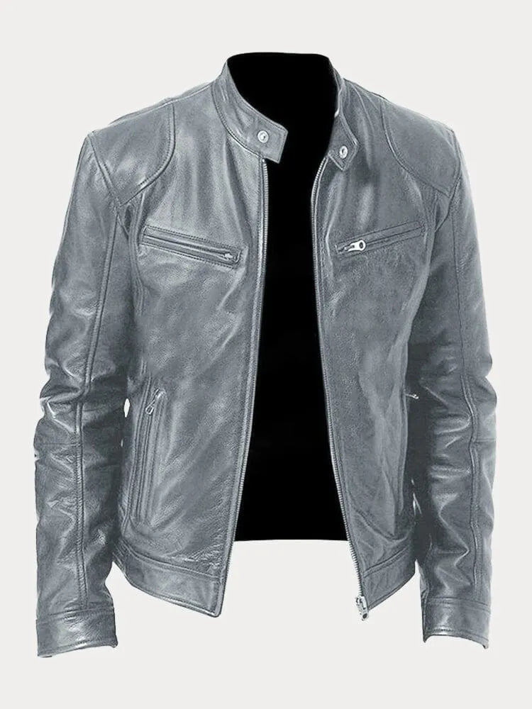 Rey Chemise à Rayures pour Homme – Col classique, manches longues et fermeture boutonnée complète