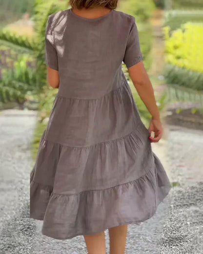 Robe de Cocktail Femme Desarae – Robe Midi Épaules Dénudées avec Silhouette Élégante pour Événements Spéciaux