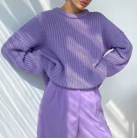 Heidi Pull Femme – Pull Oversize en Maille Douce Chic & Confortable pour la Mi-Saison