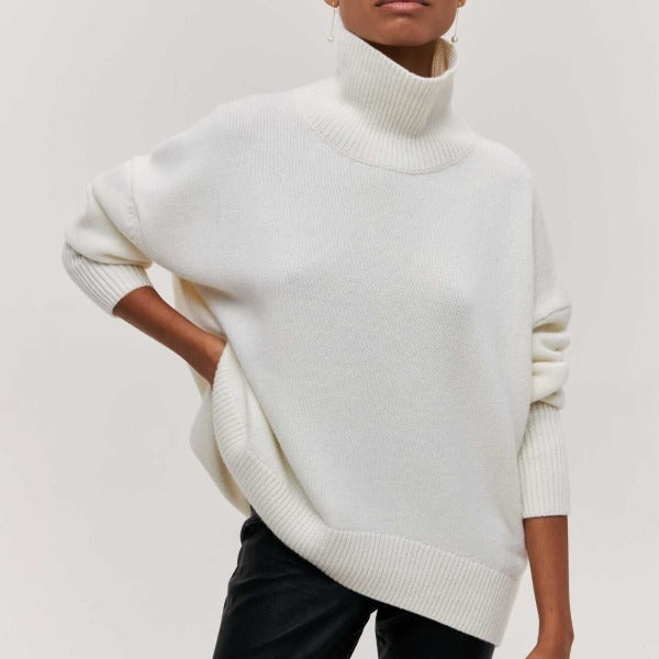 Camille Pull Femme Hiver – Maille Douce Confortable & Coupe Chic Légèrement Ample