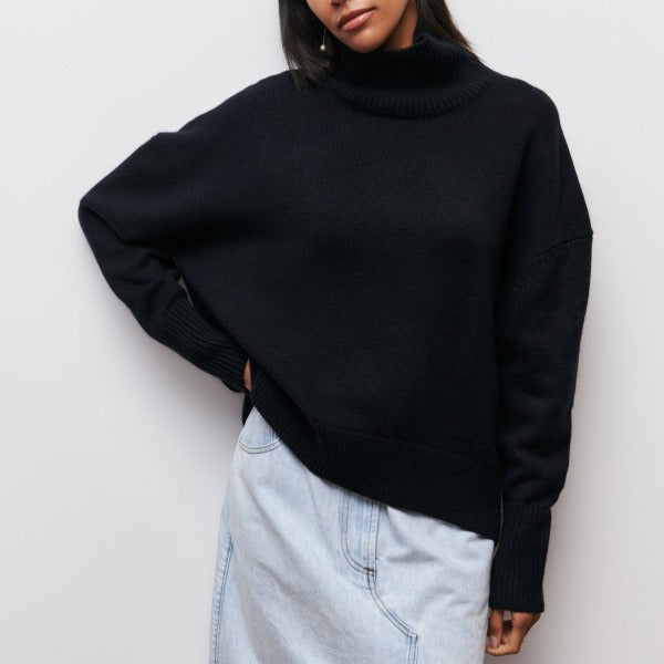 Camille Pull Femme Hiver – Maille Douce Confortable & Coupe Chic Légèrement Ample