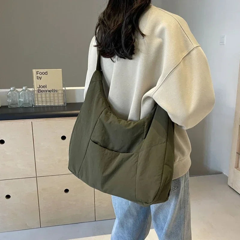 Lucille Sac Bandoulière Femme – Grand Sac Élégant avec Compartiments & Sangle Réglable
