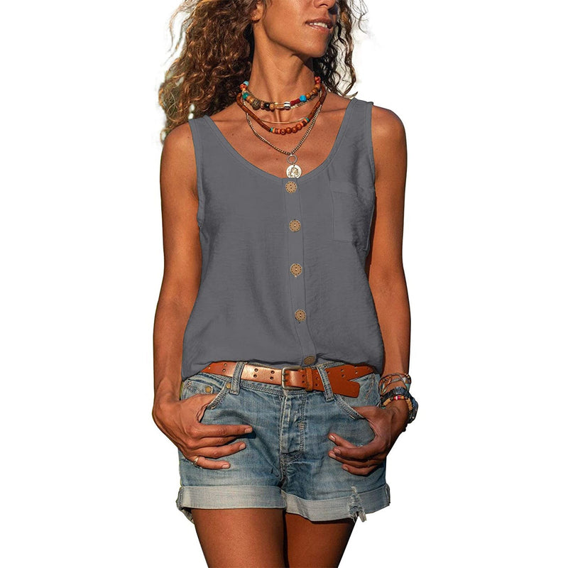Blisse Women's Tank Top – Ibiza Elegance, Flattering Cut & Premium Materials