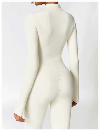 Winter Jumpsuit for Women Eya – Warm Fleece Jumpsuit with Stretch and Adjustable Collar