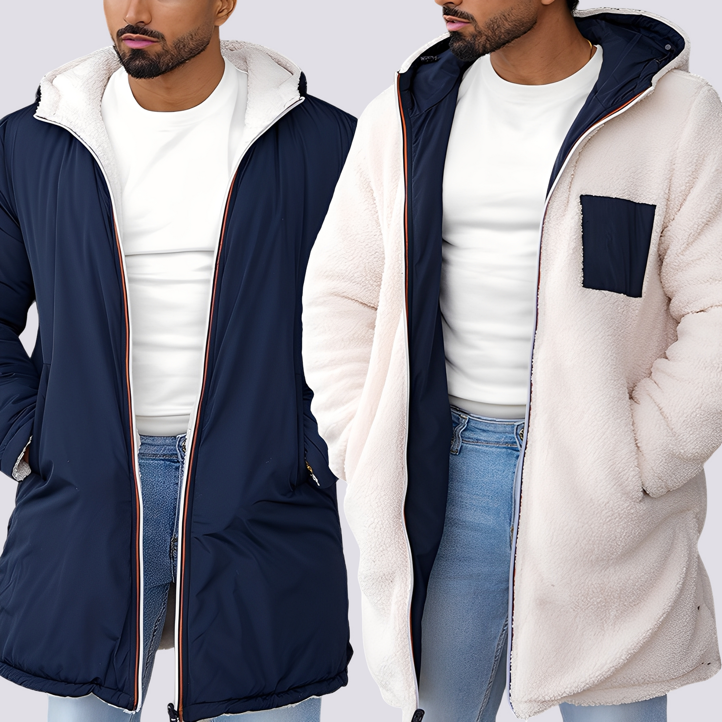 Hubert Thermal Jacket for Men – Warm Winter Coat with Modern Design for Daily and Outdoor Use