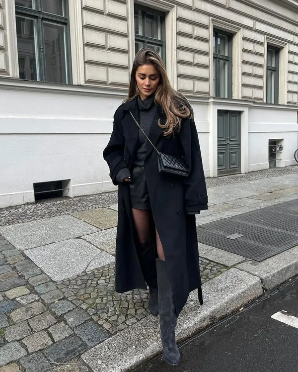 Vivian Women's Wool Coat – Elegant and Warm with Timeless Winter Style