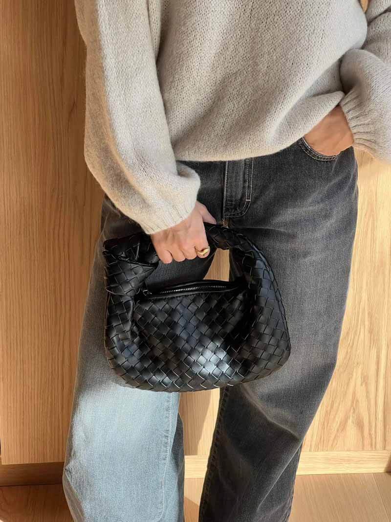 Soera Sac Mini Tressé Femme – Design Artisanal Élégant et Matériaux Durables