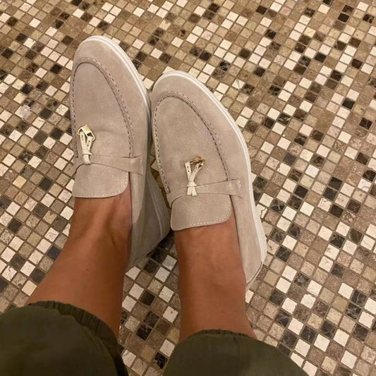 Sophie Mocassins Femme en Daim – Élégants, Confortables et Faciles à Enfiler