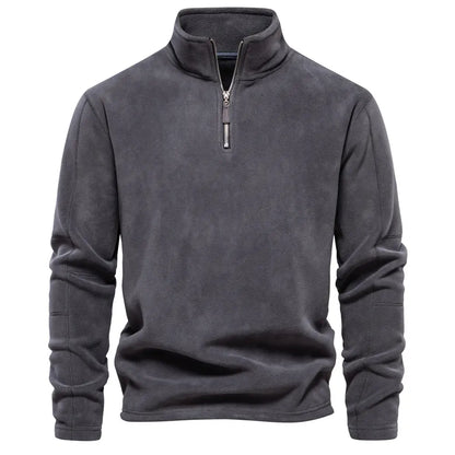 James Pull Homme Laine Zippé – Chaud, Confortable & Élégant avec Doublure Douce